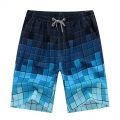 JODIMITTY Fitness Swiming Men Shorts New Printed Loose Drawstring Beach Quick Dry Summer Board Casual Plaid Board Short Mens