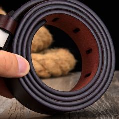 [LFMB]Men's belt leather belt men  pin buckle cow genuine leather belts for men 130cm high quality mens belt cinturones hombre
